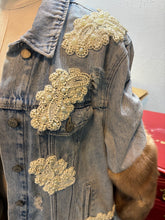 Load image into Gallery viewer, Foxy Fur Denim Coat
